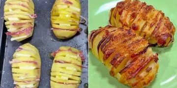 Gefüllte Ofenkartoffeln: das Rezept für ein köstliches Gericht, das einfach zuzubereiten ist