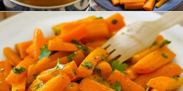 Süß-saure Karotten: das Rezept für eine einfache und leckere Beilage