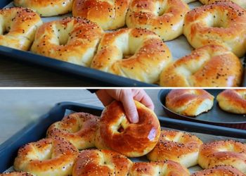 Gefüllte Acma mit Käse türkische Brötchen