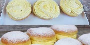 Berliner mit Vanillefüllung, einfach und besser als beim Bäcker!