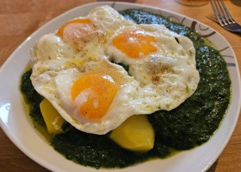 Heute einfach nur Kartoffel, Spinat und Eier: Ein einfaches und dennoch köstliches Gericht