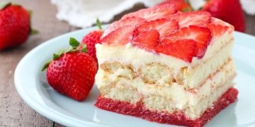 Erdbeer Tiramisu mit einer Geheimzutat!