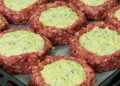 Fantastische Hackfleisch Nester mit Käsefüllung und Kräuter