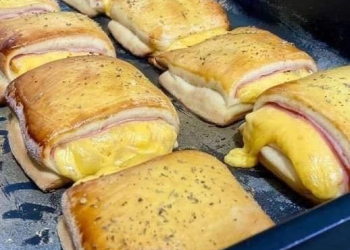 Schinken-Käse-Blätterteigtaschen