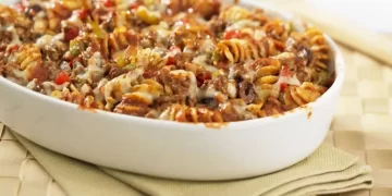 Spaghetti Auflauf mit Hackfleisch