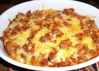 Verrücktes Sauerkraut in Käse Schmandsoße