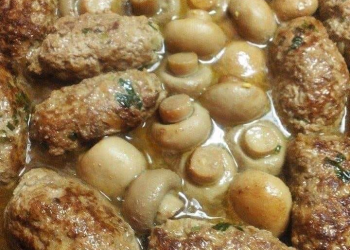 Fleischbällchen mit Pilzen