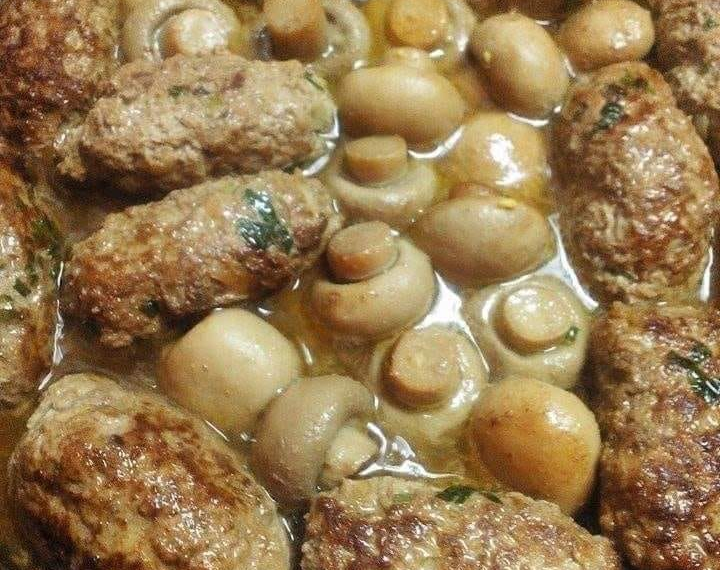 Fleischbällchen mit Pilzen