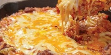 KARTOFFEL HACK AUFLAUF IN CURRY KÄSESOSSE