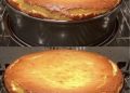 Ultracremiger Käsekuchen, der in ihrem mund schmilzt 