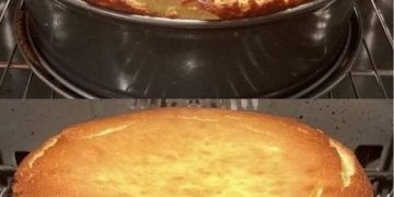 Ultracremiger Käsekuchen, der in ihrem mund schmilzt 