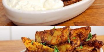 Parmesan-Knoblauch-Kartoffelecken