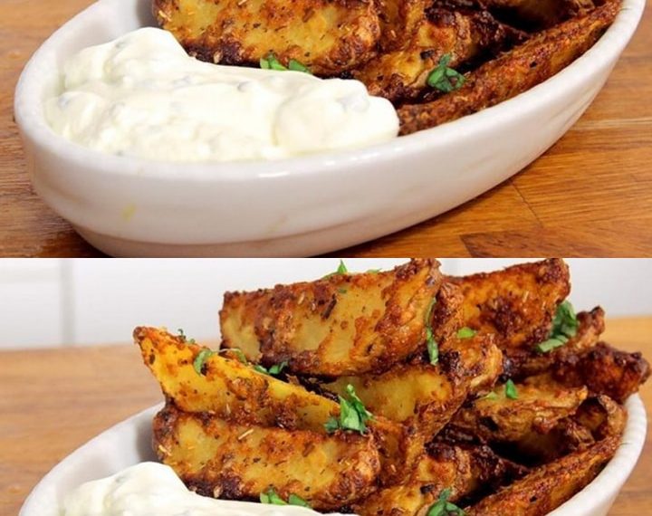 Parmesan-Knoblauch-Kartoffelecken