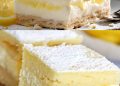 Zitronen Mascarpone-Schnitten