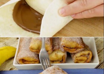 Bananen-Roll-Ups: Sie sind einfach zusammenzubauen und machen viel Spaß beim Essen!