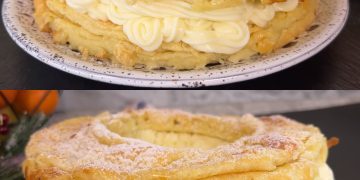 Polnischer Windbeutelkuchen, der Kuchen ist so lecker, dass ich ihn 3 mal die Woche backe!