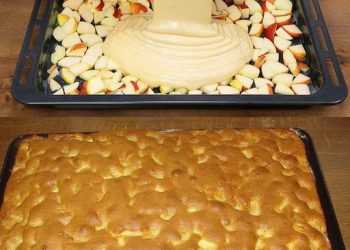 Omas Apfelkuchen in 5 Minuten bereit für den Ofen!