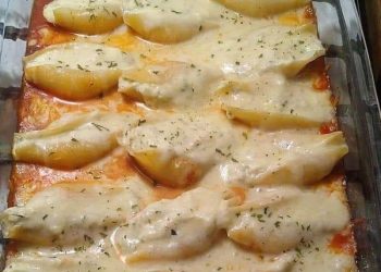 Gefüllte Käseschalen