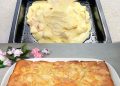 Apfelkuchen mit Vanillepudding wie vom Oma