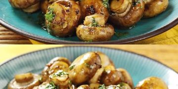 Knoblauch Champignons