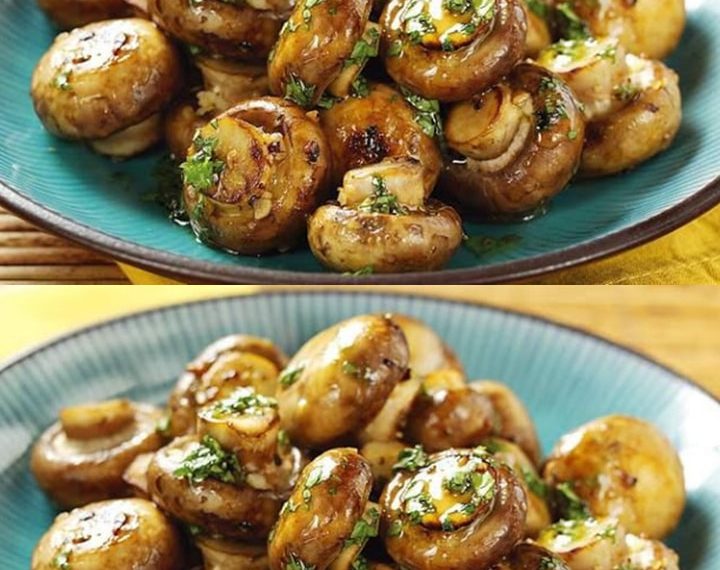 Knoblauch Champignons