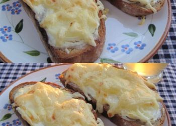 Überbackenes Zwiebelbrot