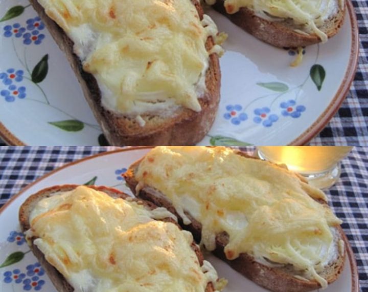 Überbackenes Zwiebelbrot