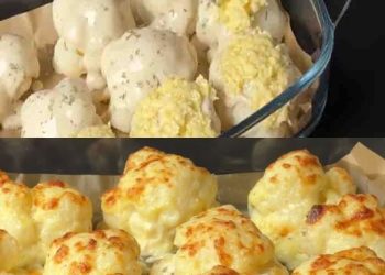 Absolut der Hammer, blumenkohl mit käse überbacken