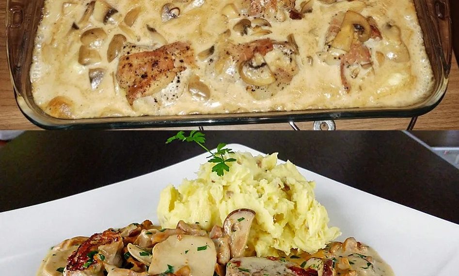 Medaillons in Pilzrahmsosse, könnte ich gerade jeden Tag essen