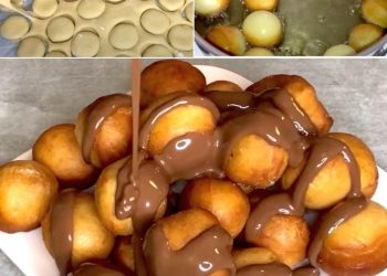 Selbstgemachte Frittierte Bällchen wie vom Bäcker, so gelingt das süße Gebäck!