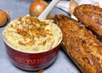 Röstzwiebel-Senf-Butter 