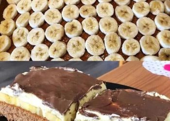 Fantasticher Banenkuchen vom Blech, Blitzrezept für ultra-saftigen Dessert