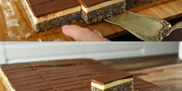  Mohnkuchen mit Vanillecreme