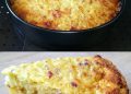 Zwiebelkuchen ohne Boden, das musst du unbedingt probieren!