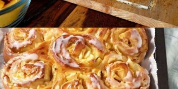  Apfelschnecken mit Zimtzucker wie aus der Bäckerei