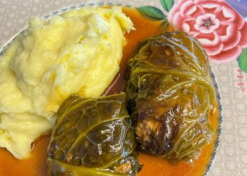 Kohlrouladen mit Kartoffelpüree