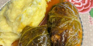 Kohlrouladen mit Kartoffelpüree