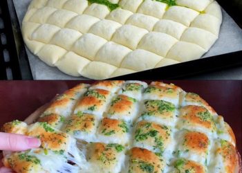 Knoblauch Mozzarella Brot Macht einfach süchtig, ein Traum!