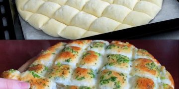 Knoblauch Mozzarella Brot Macht einfach süchtig, ein Traum!