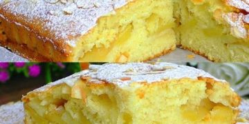 Unglaublich köstlicher Apfelkuchen, Alles zusammengerührt und im Ofen Einfach und lecker