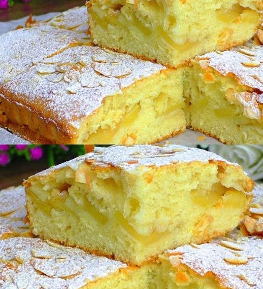 Unglaublich köstlicher Apfelkuchen, Alles zusammengerührt und im Ofen Einfach und lecker