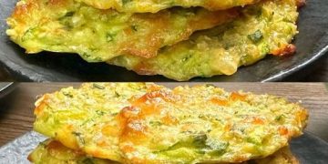 Zucchini-Puffer mit Haferflocken Besser als Pizza