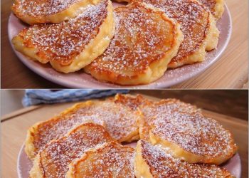 Saftige Apfelpfannkuchen in 5 Minuten! Das schnellste und einfachste Frühstücksrezept!