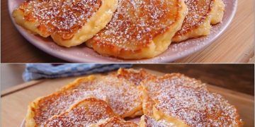 Saftige Apfelpfannkuchen in 5 Minuten! Das schnellste und einfachste Frühstücksrezept!