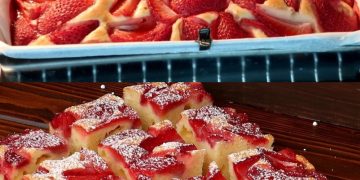 ERDBEER BISKUITKUCHEN