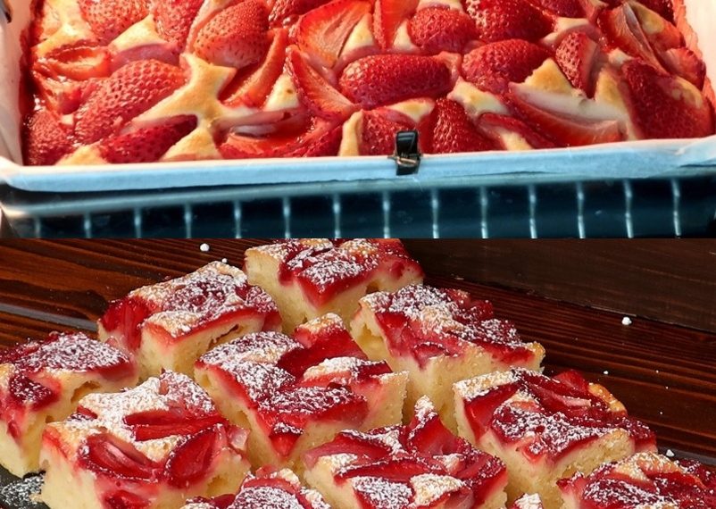 ERDBEER BISKUITKUCHEN