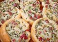 Flammkuchenrolle zum Mittagessen, sehr einfach!