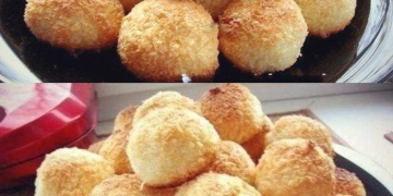 Kokosmakronen aus drei Zutaten wie aus dem Laden!
