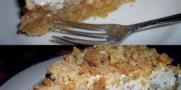 Apfeltorte mit Nussstreuseln