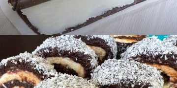 Schoko-Kokos-Rolle ohne Backen, der beste im ganzen Universum!